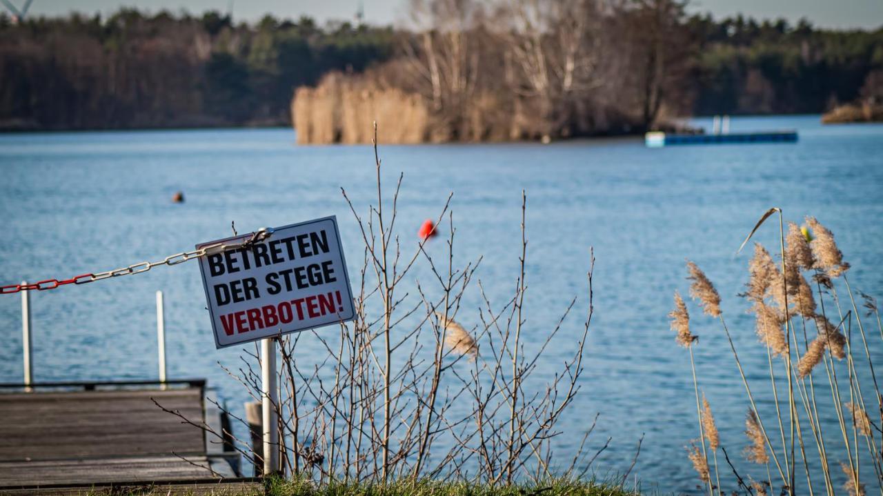 Ferienhaus Lucie Kiebitzsee Villa Falkenburg Esterno foto